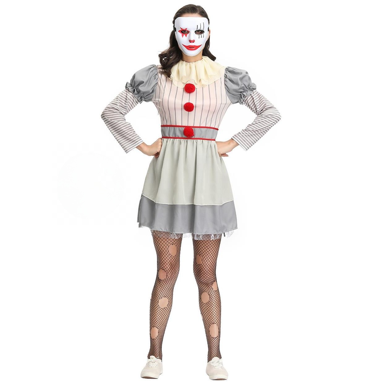 Ethnic Wear Fashion Designer - Grand Costume de Clown d'Halloween pour
