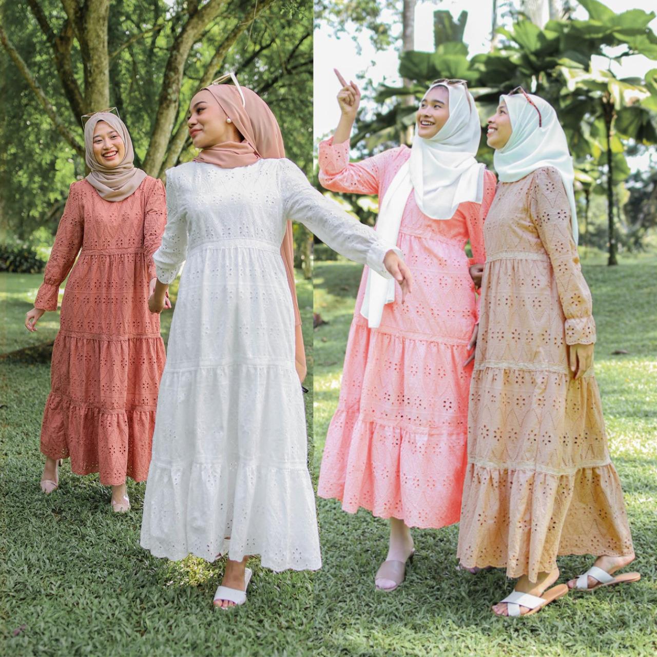 Ethnic Wear - Robe en dentelle creuse indonésienne pour