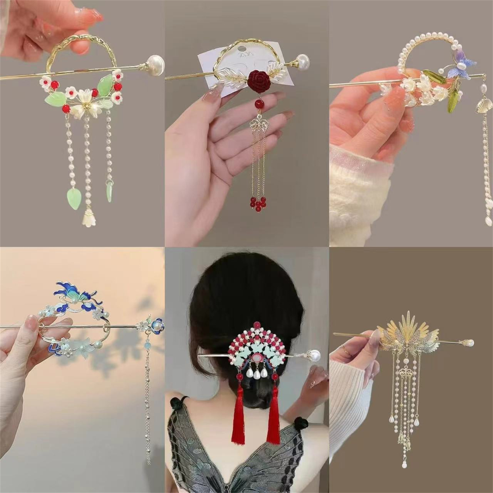 Ethnic Fashion Style - Épingle à cheveux de style ethnique