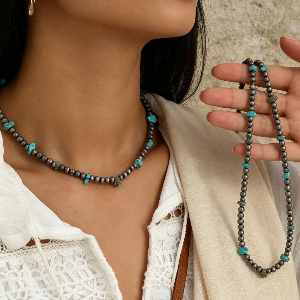 Fashion Ethnic Wear For Men - Collier ethnique bohème pour homme avec