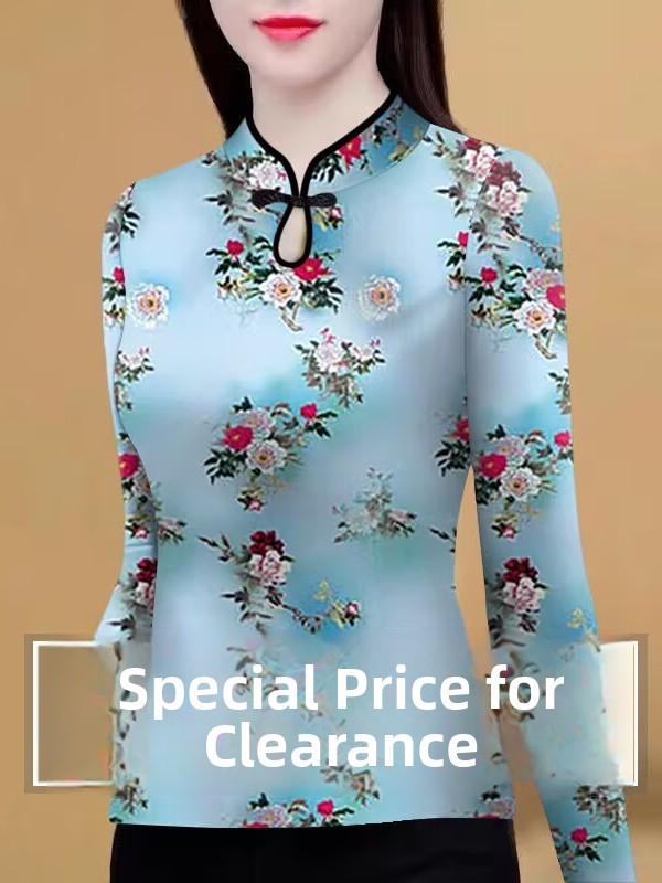 Ethnic Wear Fashion Designer - T-shirt imprimé tendance pour femme, coupe