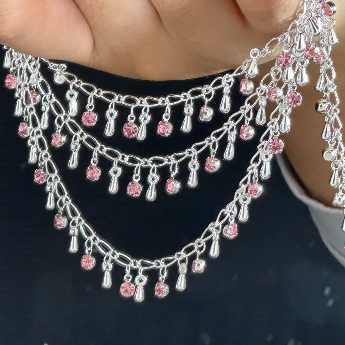 Ethnic Fashion Accessories - Chaîne en forme de larme en