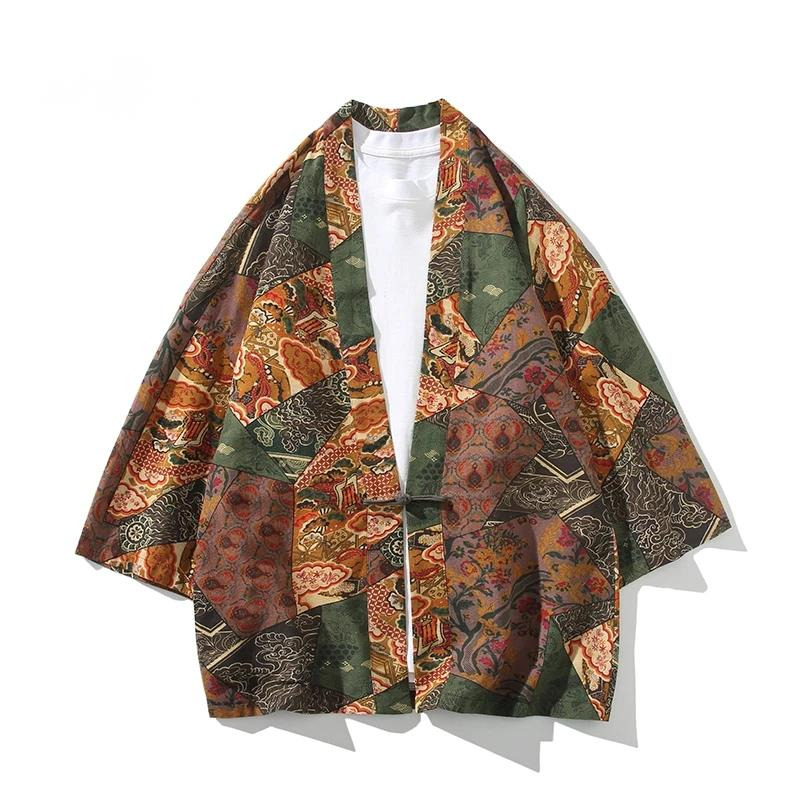 Ethnic Fashion Men - Style ethnique imprimé Yukata hommes femmes
