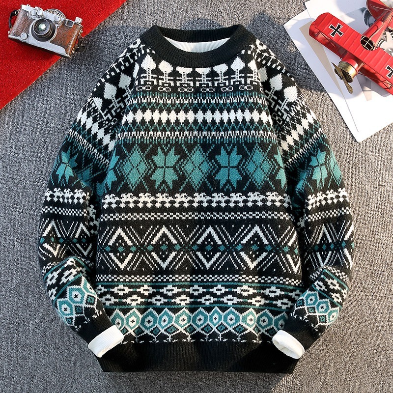 Pull à manches longues et col  - Ethnic Fashion Men avis et prix