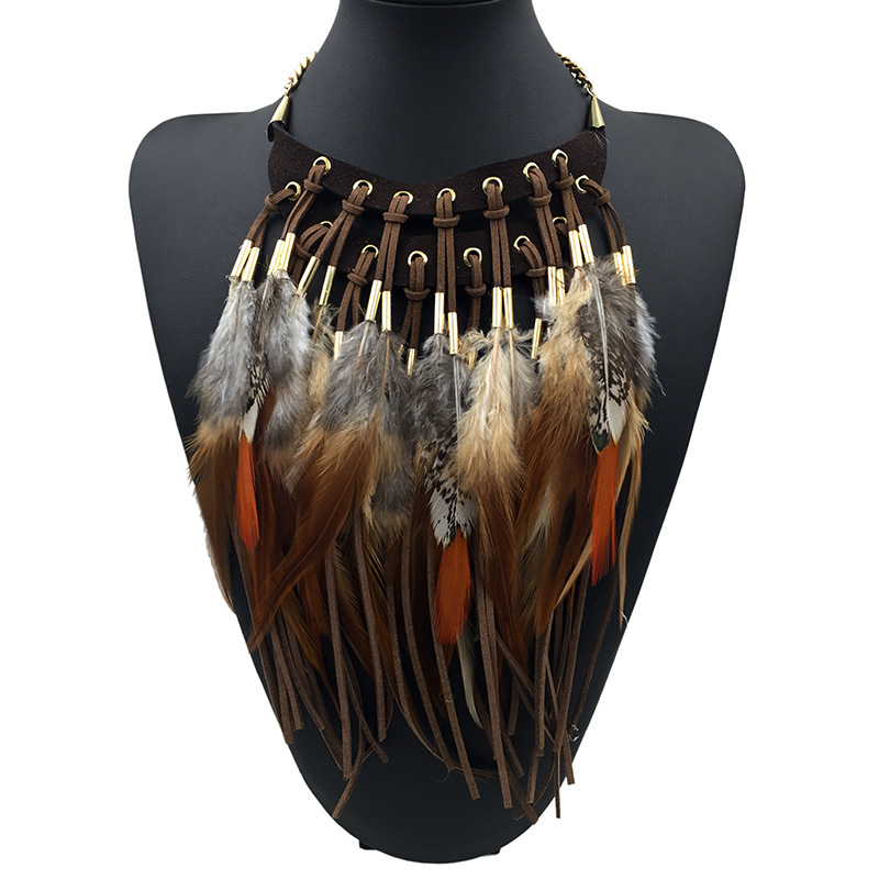 Collier multi-néhnique élégant - Latest Ethnic Fashion For Women avis et prix