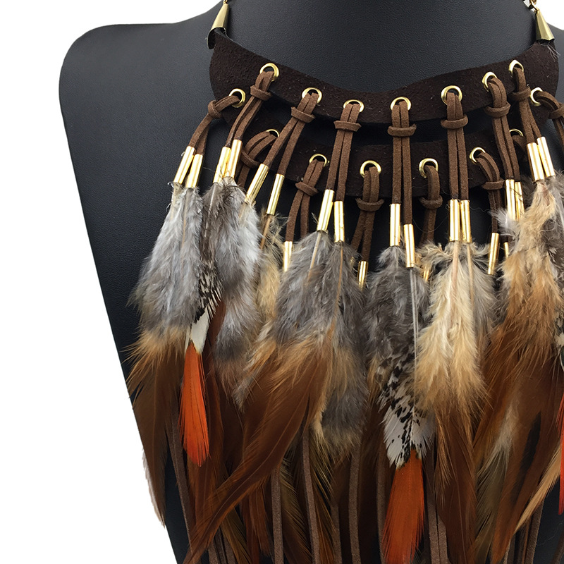 Collier multi-néhnique élégant - Latest Ethnic Fashion For Women avis et prix