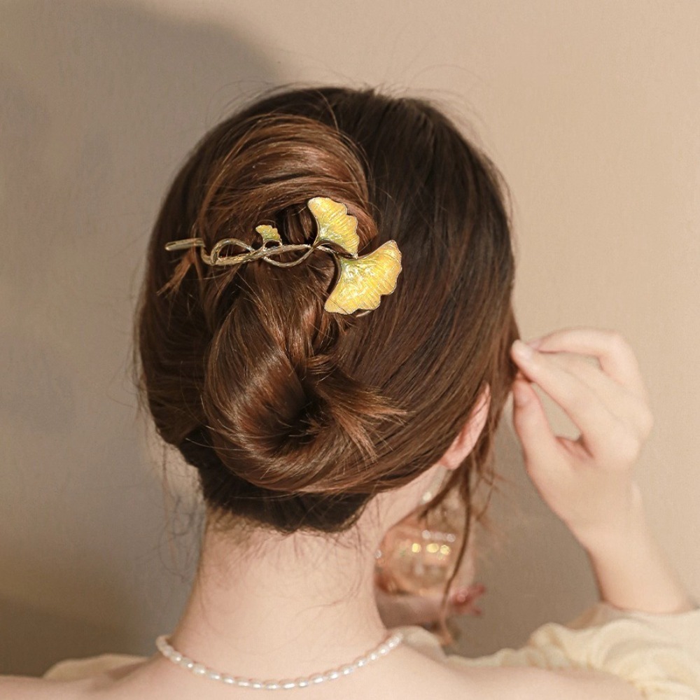 Épingle à cheveux en feuille d - Ethnic Fashion Accessories avis et prix