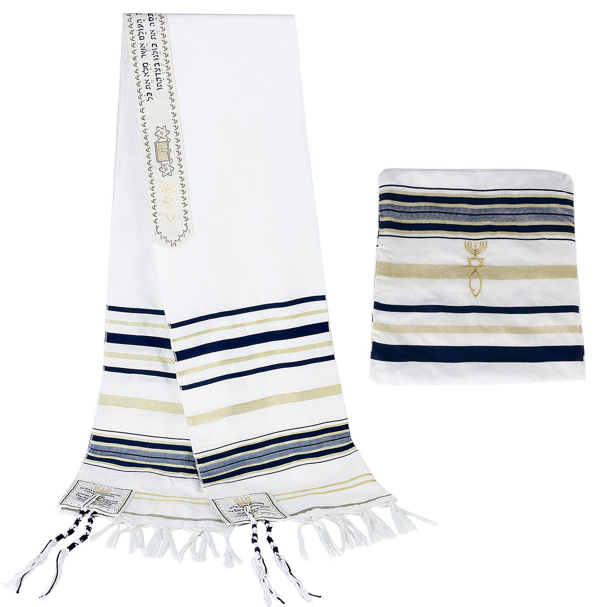 Talit juif israélien, châle de - Ethnic Fashion Men avis et prix