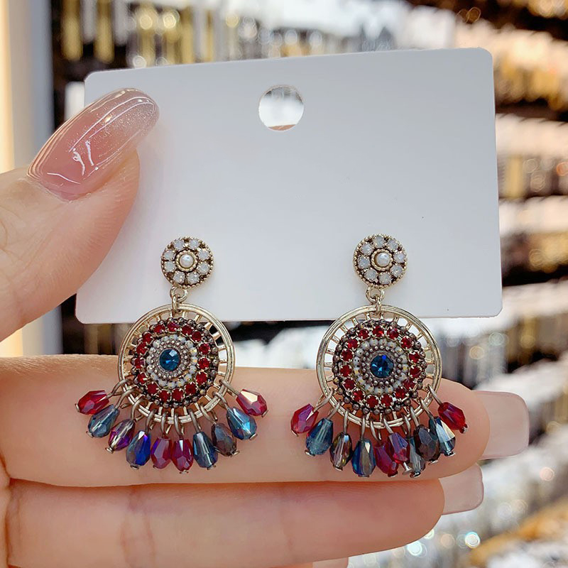 Boucles d'oreilles vintage boh - Ethnic Wear Fashion Designer avis et prix