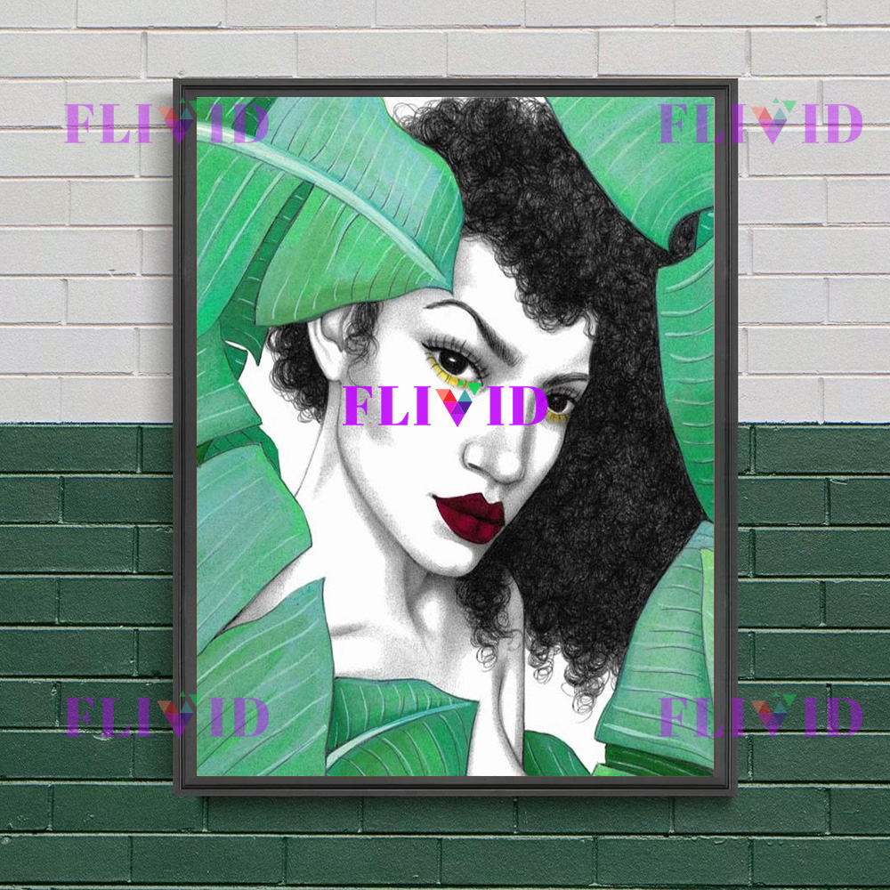 Peinture sur toile d'art mural - Ethnic Fusion Fashion avis et prix