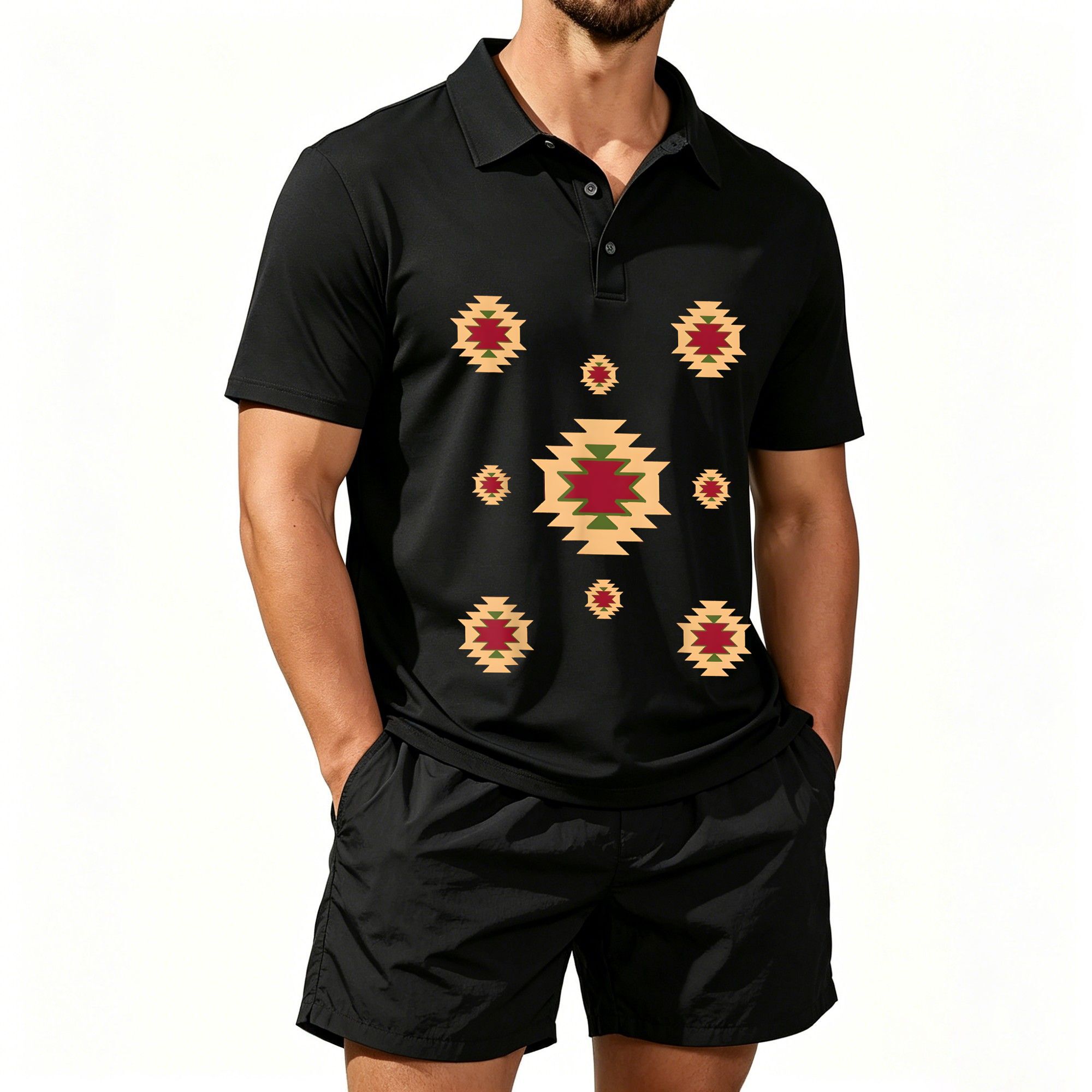 Ensemble de polos à manches co - Ethnic Wear avis et prix