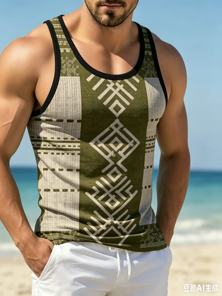 Débardeur Homme Vintage Ethniq - Men'S Ethnic Fashion Trends avis et prix