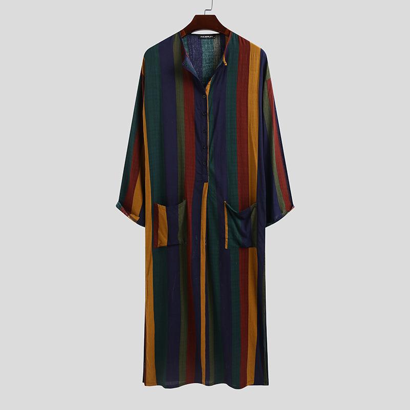 Chemise longue rayée imprimée  - Ethnic Wear Fashion Designer avis et prix