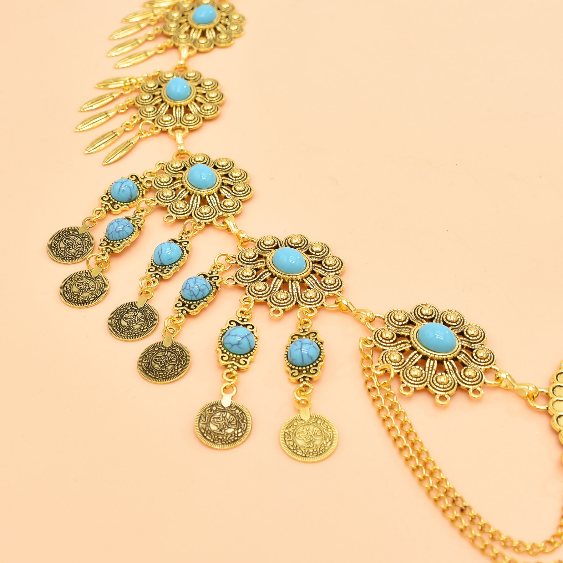 Pièces de monnaie carrées géom - Ethnic Fashion Accessories avis et prix