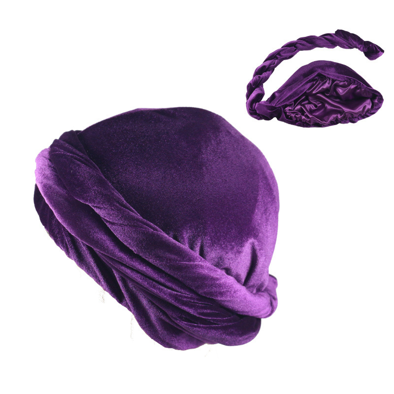 Foulard de tête en velours pou - Ethnic Fashion Men avis et prix