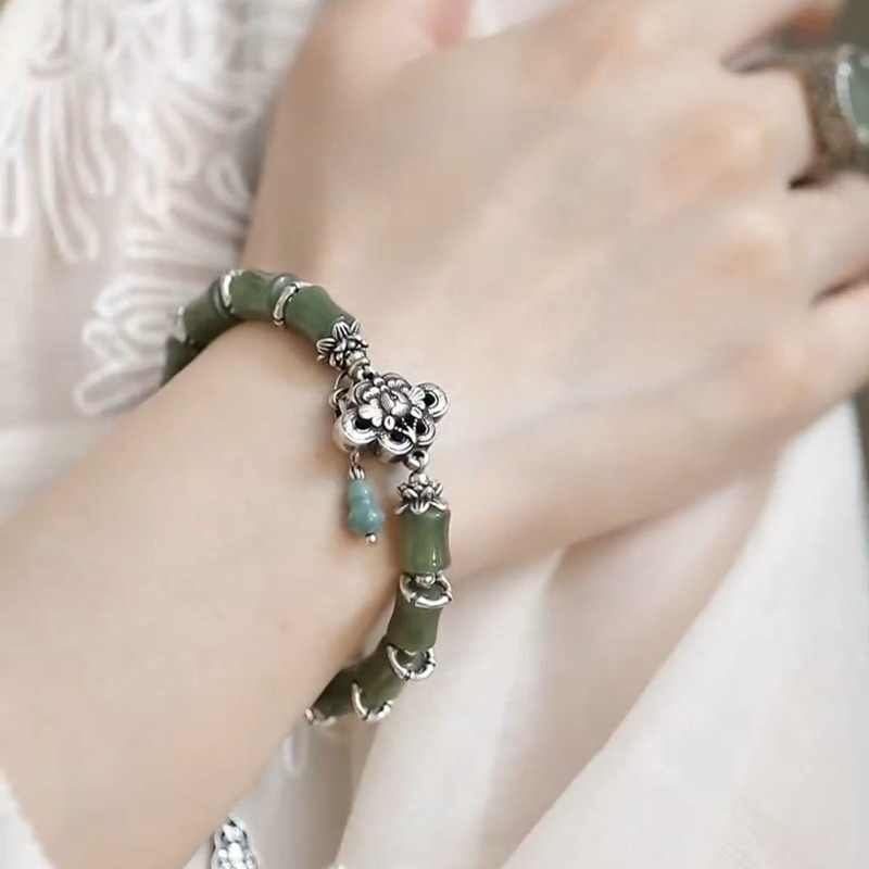 Nouveau Bracelet Perlé en Bamb - Ethnic Wear Fashion Designer avis et prix
