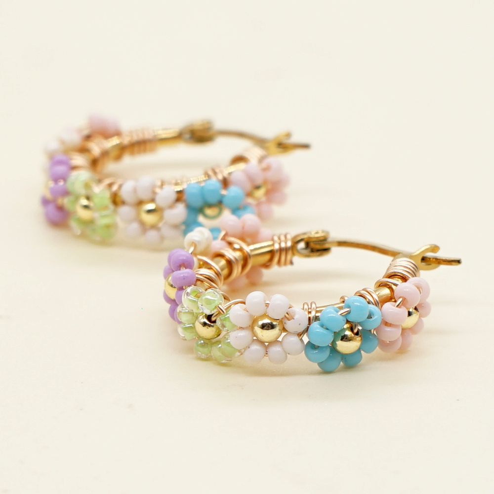 Boho Miyuki fleur lune croix f - Latest Ethnic Fashion For Women avis et prix