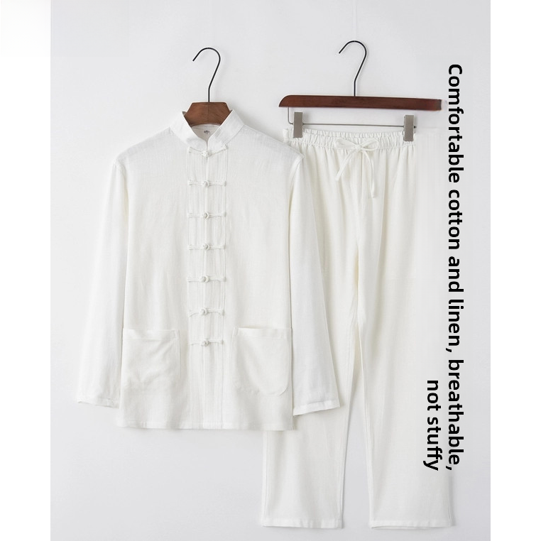 Ensemble Hanfu d'été en coton  - Fashion Ethnic Wear For Men avis et prix