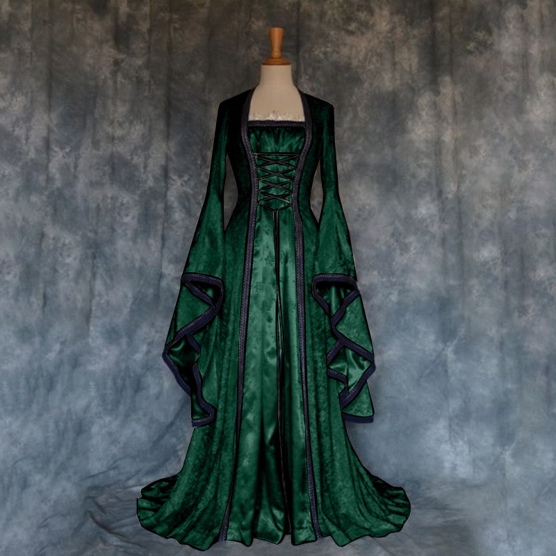 Robe de Cour Médiévale Rétro p - Ethnic Wear avis et prix