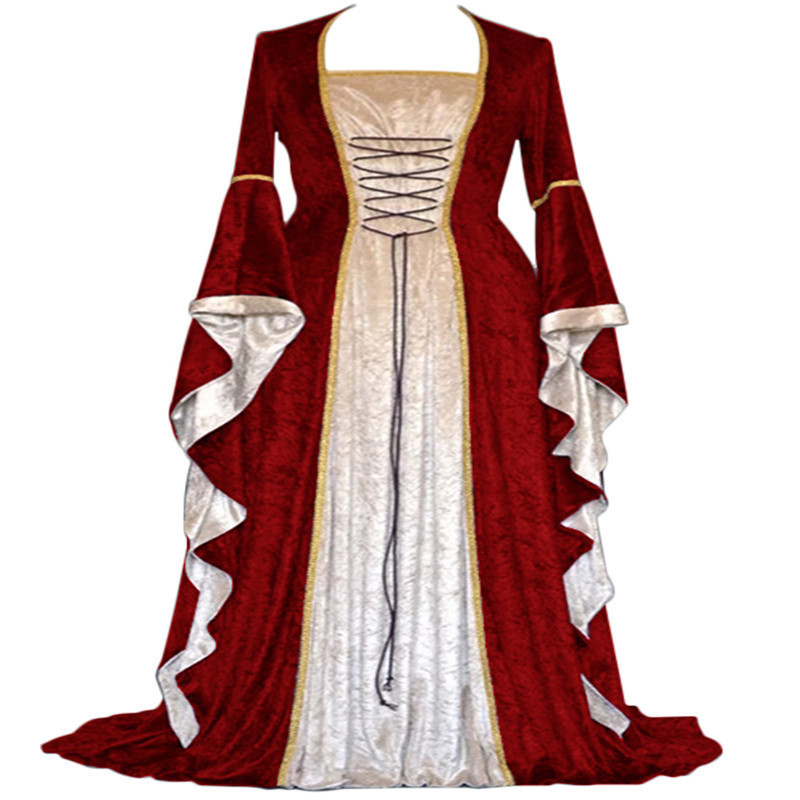 Robe de Cour Médiévale Rétro p - Ethnic Wear avis et prix