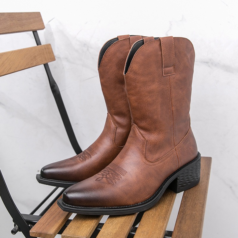 Bottes pour hommes, style west - Ethnic Fashion Men avis et prix