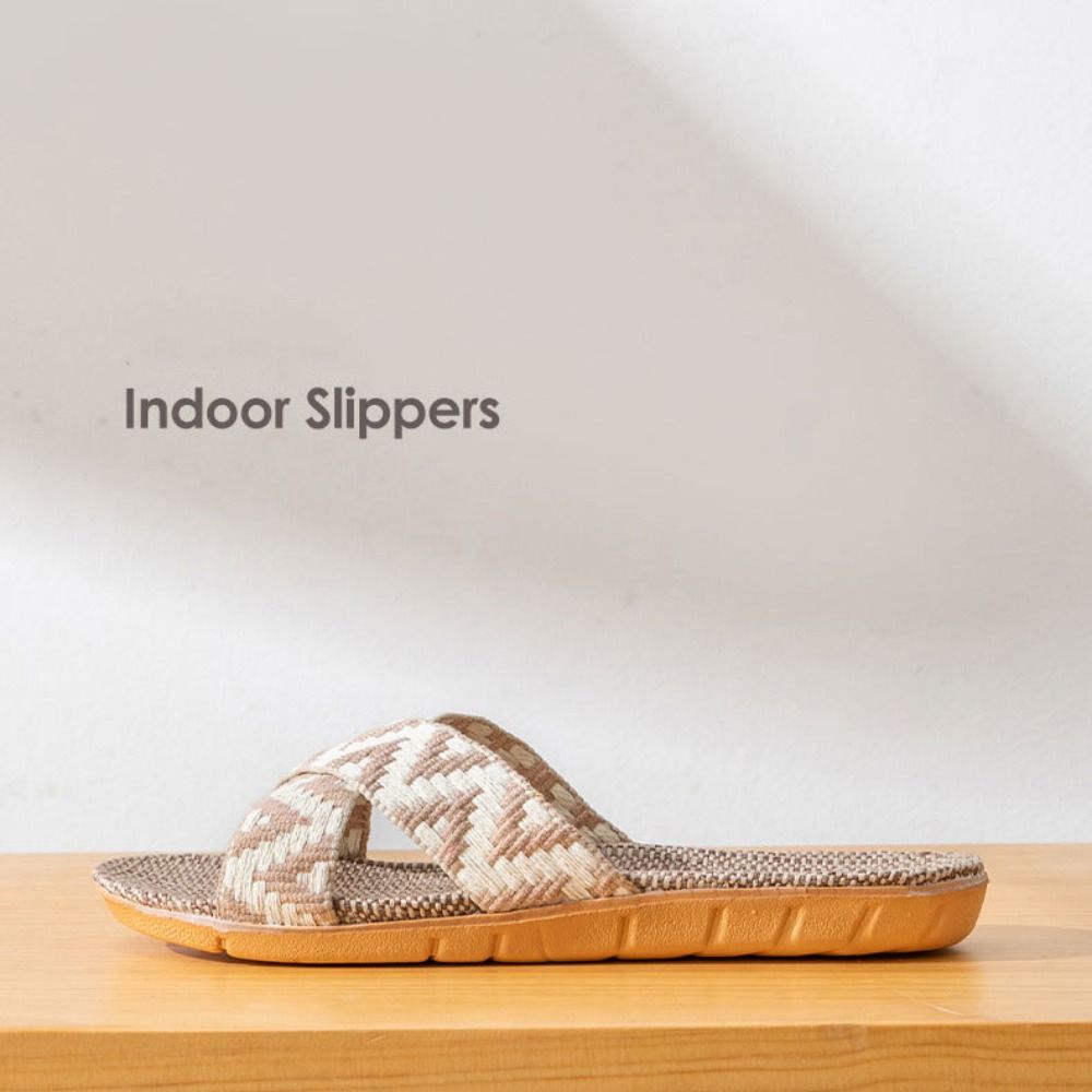 Chaussons croisés en lin style - Ethnic Fashion Men avis et prix